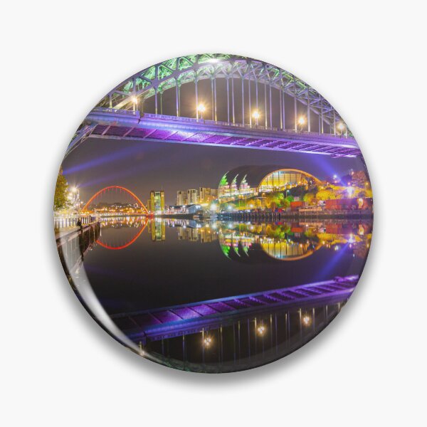 Item preview, Tyne bridge at night designed and sold by krwinterphotos.