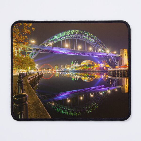 Item preview, Tyne bridge at night designed and sold by krwinterphotos.