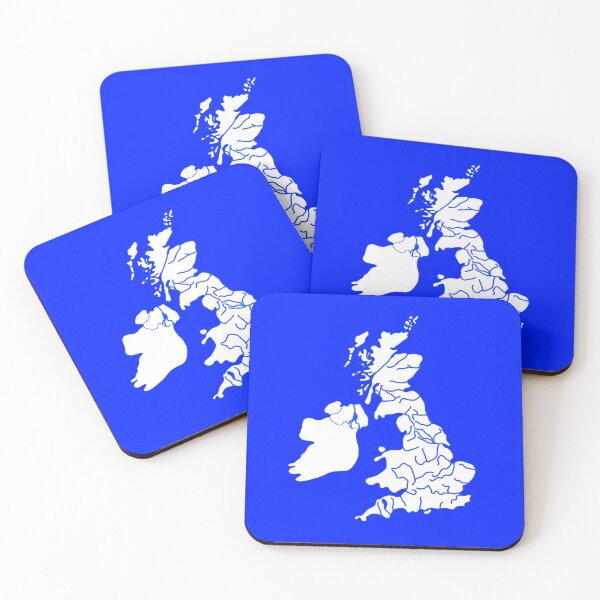 Item preview, United Kingdom UK River Map designed and sold by SFFStore.
