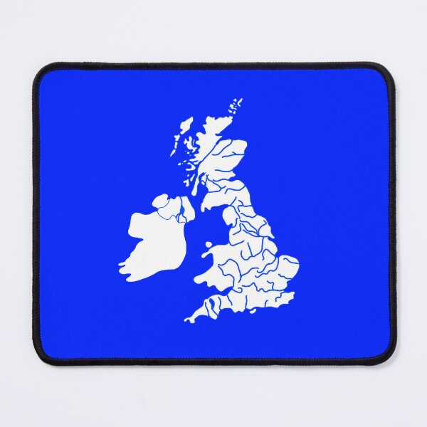 Item preview, United Kingdom UK River Map designed and sold by SFFStore.