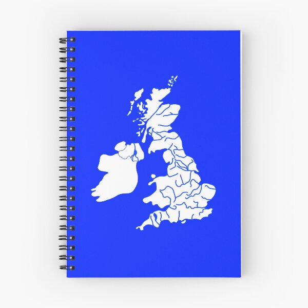 Item preview, United Kingdom UK River Map designed and sold by SFFStore.