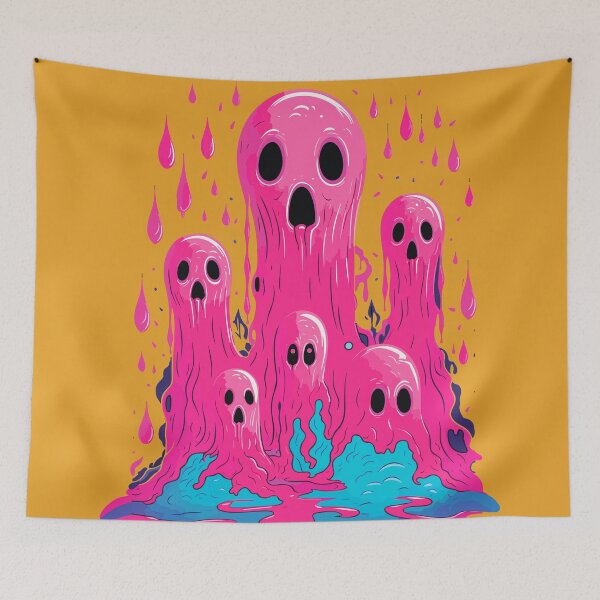 Item preview, Host an Unforgettable Hot Pink Ghost Party designed and sold by TriarArt.