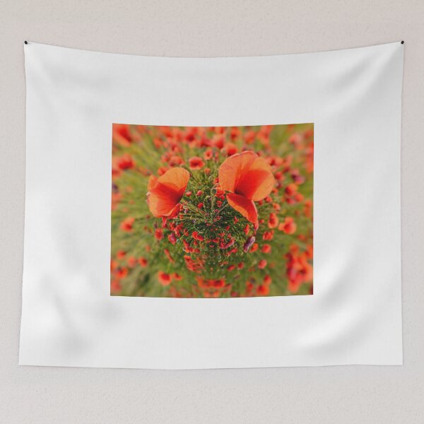 Item preview, Poppy Field Tiny Planet designed and sold by Anthony Hiorns.