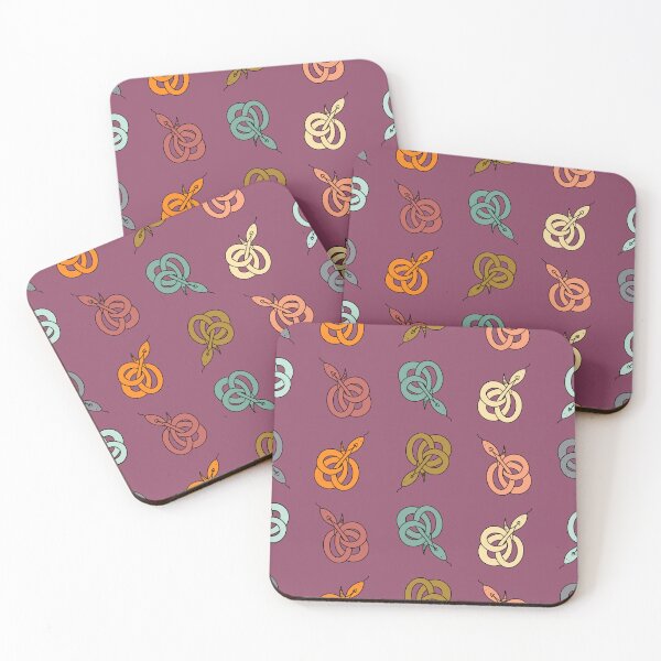 Item preview, Slithery Snake Coils on Plum Purple designed and sold by apcreatively.