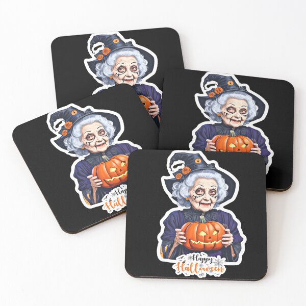 Item preview, The old lady celebrates Halloween  designed and sold by Shadyshoo.