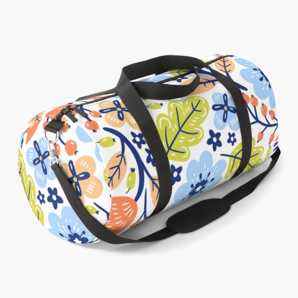 Item preview, Blue and Orange Floral: Mixed Print Magic designed and sold by Rebecca Turk.