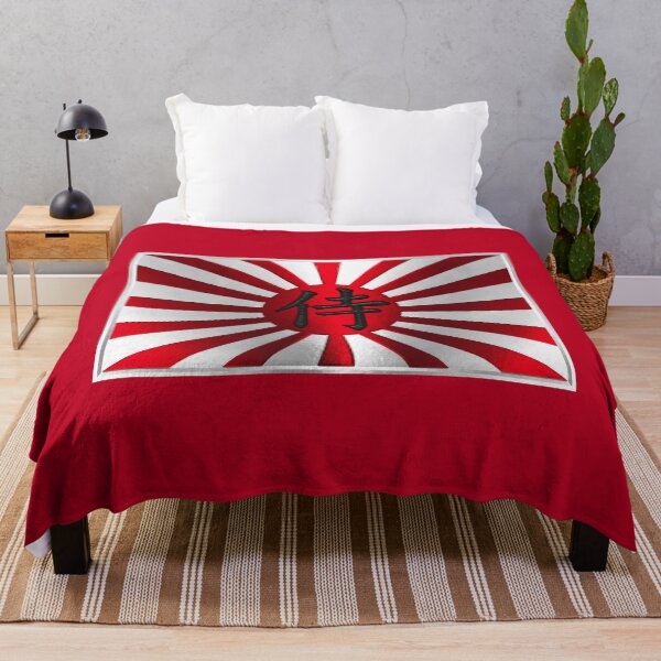 Item preview, Japanese Rising Sun Flag with Samurai Text  designed and sold by SoldierAlways.