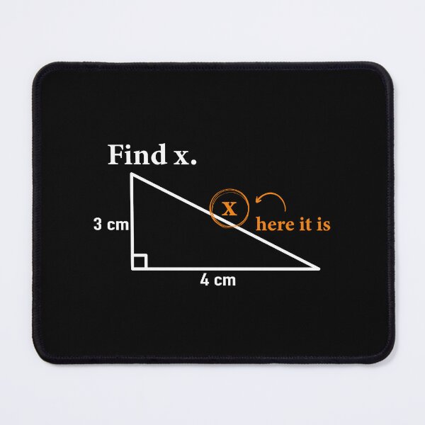 Item preview, Funny Math Find X Diagram Triangle Lover designed and sold by jingdomdesgine.