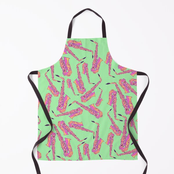 Item preview, Alto Saxophone Musical Instrument Pattern Neon designed and sold by jasmijndeklerk.