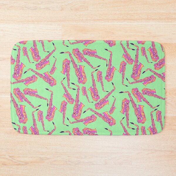 Item preview, Alto Saxophone Musical Instrument Pattern Neon designed and sold by jasmijndeklerk.