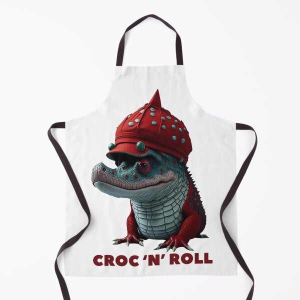 Item preview, Funny Crocodile with Red Cap Art designed and sold by NikksCustomArt.