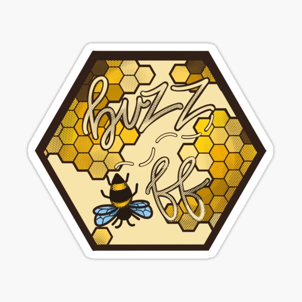 Buzz off bee Sticker
