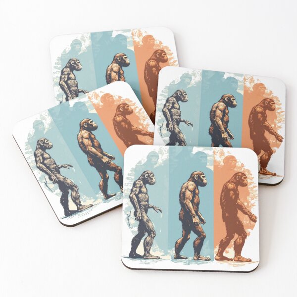 Item preview, Evolution's Echo. Trio of Upright Apes. designed and sold by InfinityCircle.