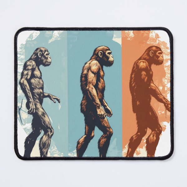 Item preview, Evolution's Echo. Trio of Upright Apes. designed and sold by InfinityCircle.