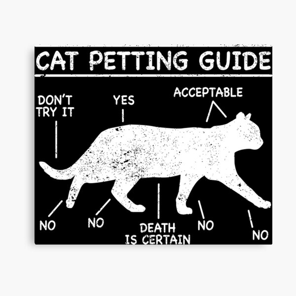 Item preview, Cat Owner Petting Guide Funny designed and sold by jingdomdesgine.