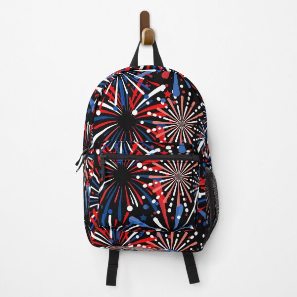 Item preview, Fireworks in Red White and Blue Print designed and sold by kirkytracy.