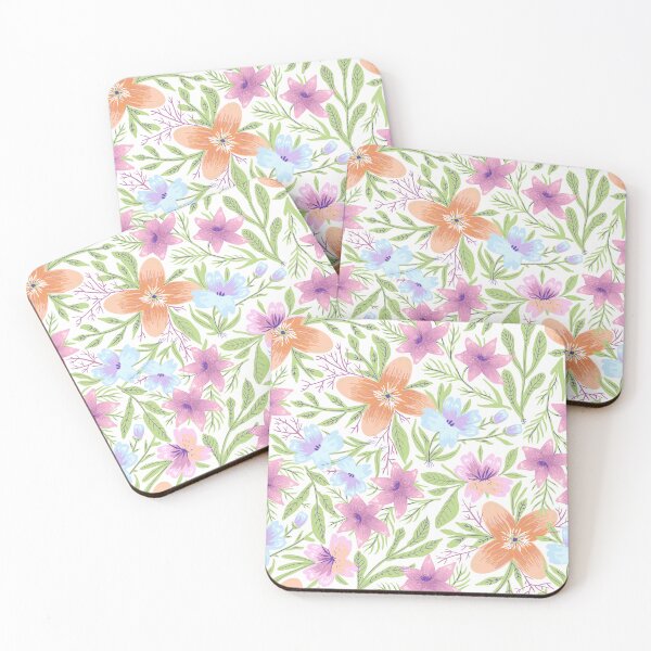 Item preview, Orange and Purple Floral Pattern: Mixed Print Magic designed and sold by Rebecca Turk.