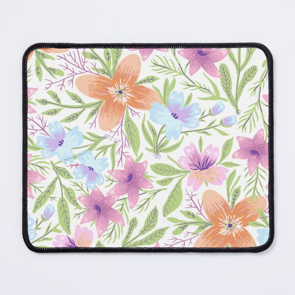 Item preview, Orange and Purple Floral Pattern: Mixed Print Magic designed and sold by Rebecca Turk.