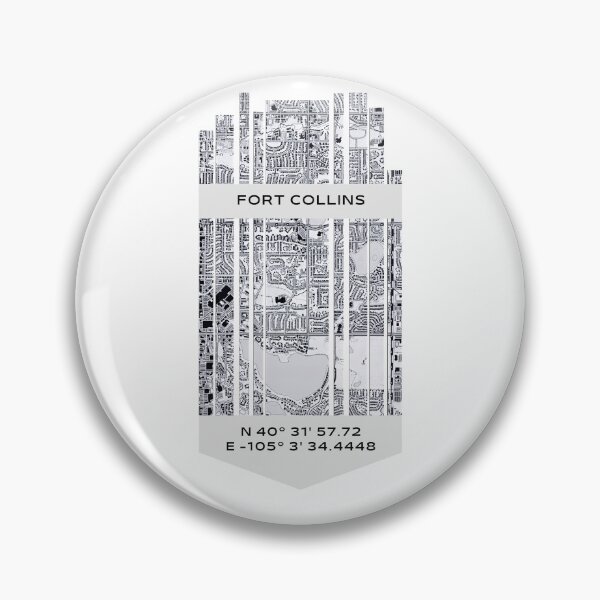 Item preview, AMERICA Fort Collins, CO - Latitude/Longitude designed and sold by ALLesROUNDER.