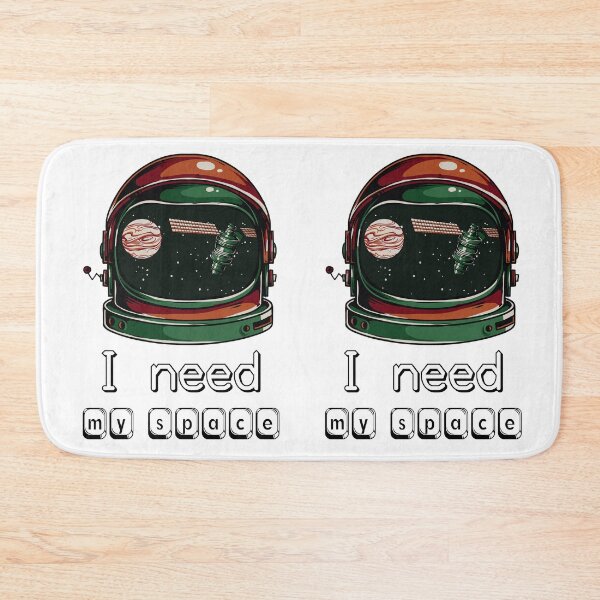 Item preview, I Need My Space Unique Design Gift Ideas Evergreen Astronaut Helmet Space Theme designed and sold by 3dozecreations.