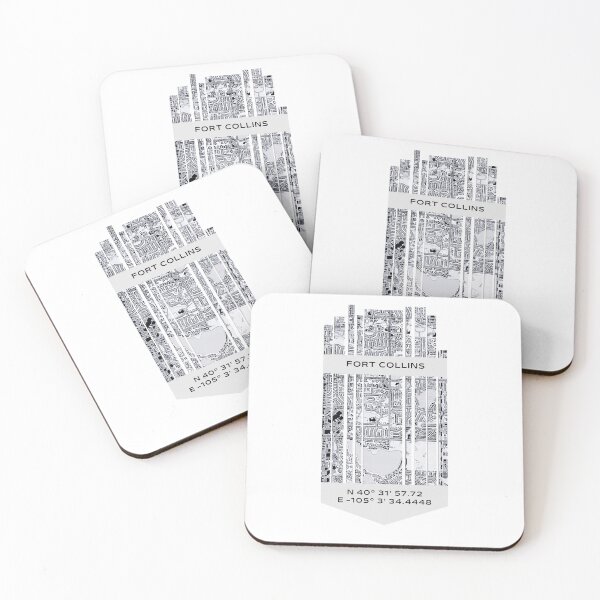 Item preview, AMERICA Fort Collins, CO - Latitude/Longitude designed and sold by ALLesROUNDER.