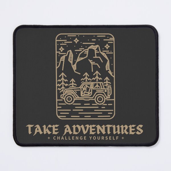 Item preview, Soft Black and Brown Take Adventures Digital Art designed and sold by LittleCabinLife.