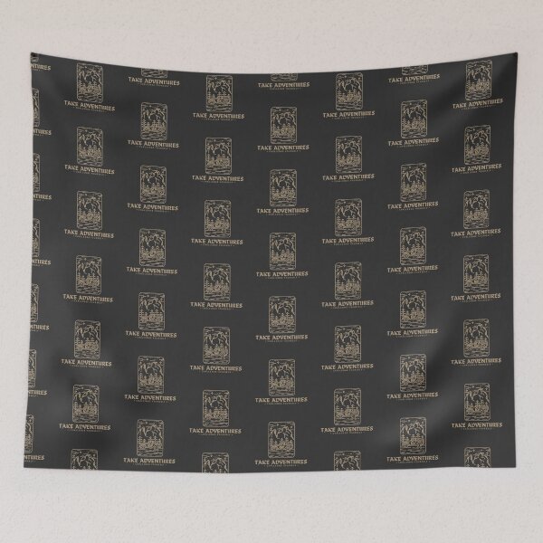Item preview, Soft Black and Brown Take Adventures Digital Art designed and sold by LittleCabinLife.