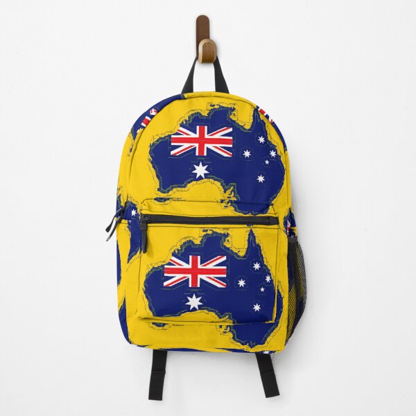 Item preview, The Australian Map and Flag designed and sold by NaturePrints.