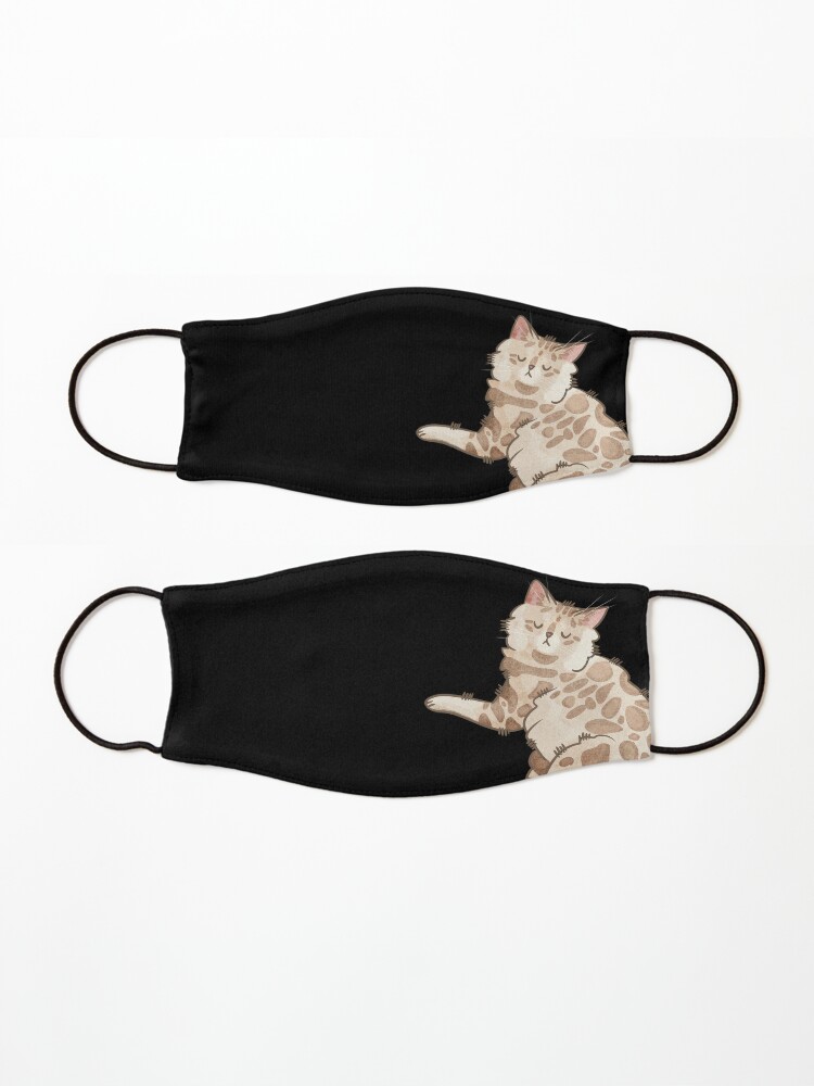 Mask, Cashmere Cat - Bengal Longhair Cat - Cat lovers gifts designed and sold by FelineEmporium