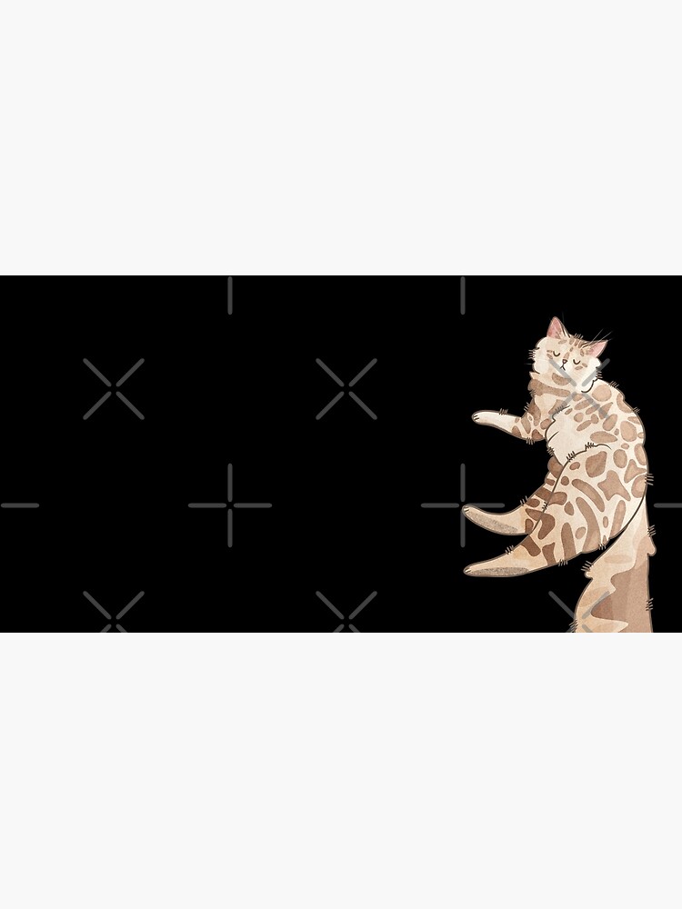 Thumbnail 5 of 5, Mouse Pad, Cashmere Cat - Bengal Longhair Cat - Cat lovers gifts designed and sold by FelineEmporium.