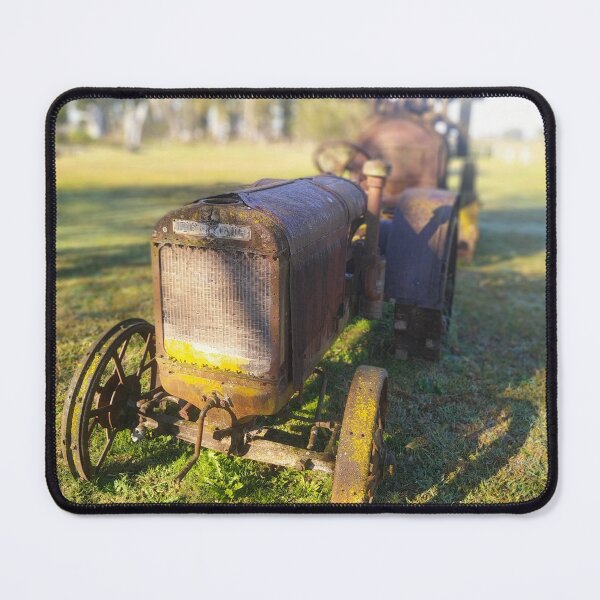 Item preview, An old steam tractor, being eaten by rust in the field designed and sold by ZetaPlan.