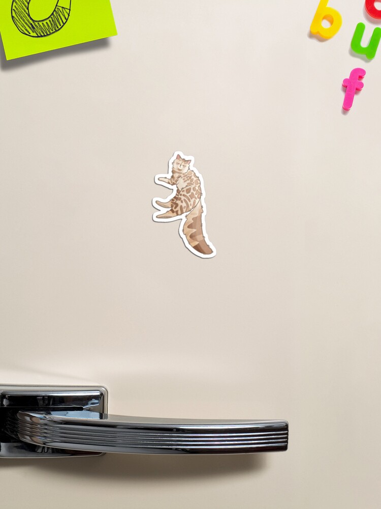 Thumbnail 1 of 3, Magnet, Cashmere Cat - Bengal Longhair Cat - Cat lovers gifts designed and sold by FelineEmporium.