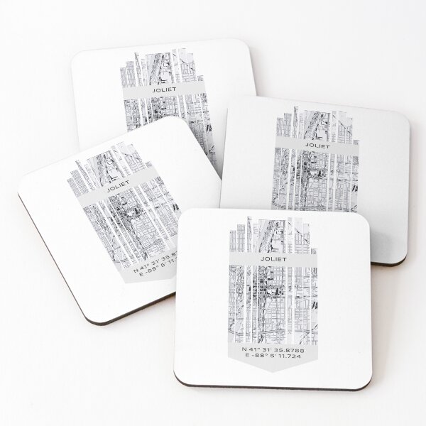 Item preview, AMERICA Joliet, IL - Latitude/Longitude designed and sold by ALLesROUNDER.