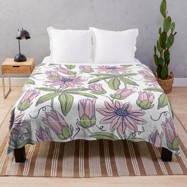 Item preview, Passionflower Floral Tropical Print: Mixed Print Magic designed and sold by Rebecca Turk.