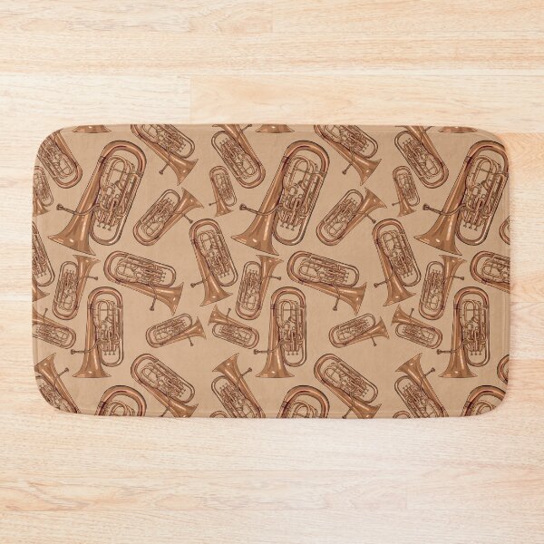 Item preview, Euphonium Musical Instrument Pattern Natural designed and sold by jasmijndeklerk.