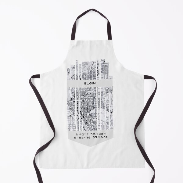 Item preview, AMERICA Elgin, IL - Latitude/Longitude designed and sold by ALLesROUNDER.