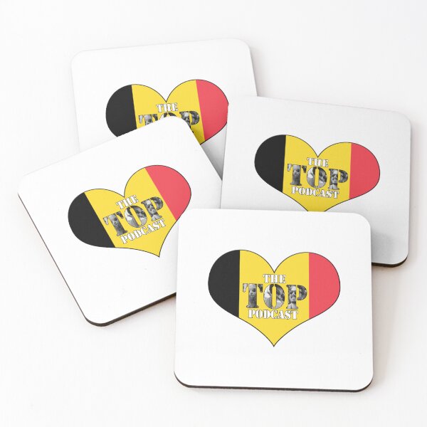 Item preview, The Top Podcast Loves Belgium designed and sold by TheTopPodcast.