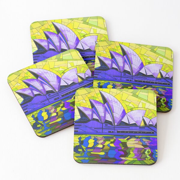 Item preview, The Sydney Opera House, Australia, Yellow, AI Generated Art - A Distinctive Masterpiece of 20th Century Architecture  designed and sold by studioSharonKay.