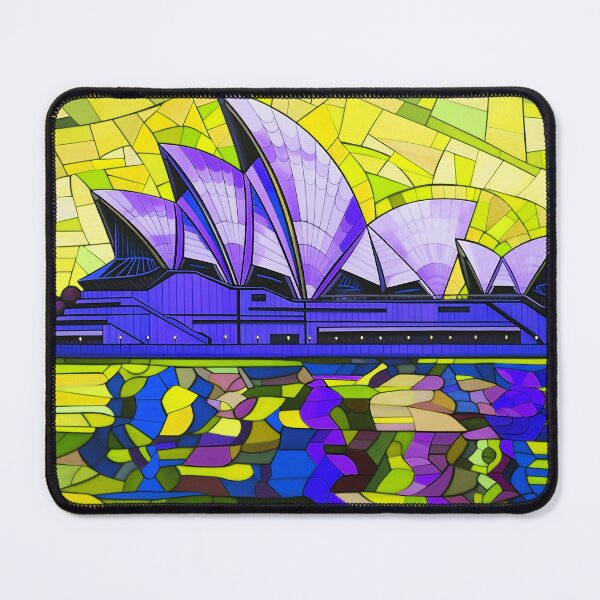 Item preview, The Sydney Opera House, Australia, Yellow, AI Generated Art - A Distinctive Masterpiece of 20th Century Architecture  designed and sold by studioSharonKay.
