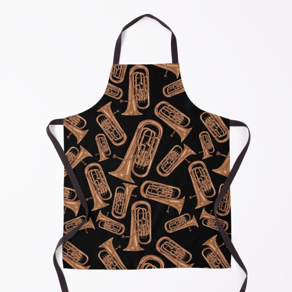 Item preview, Euphonium Musical Instrument Pattern Black designed and sold by jasmijndeklerk.