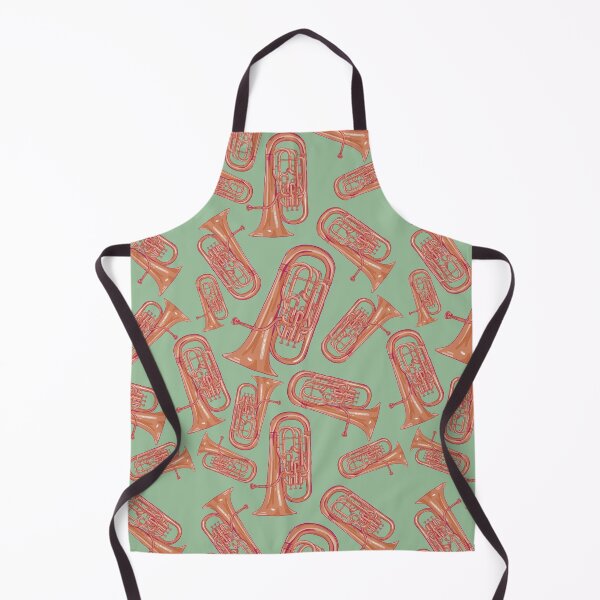 Item preview, Euphonium Musical Instrument Pattern Green designed and sold by jasmijndeklerk.