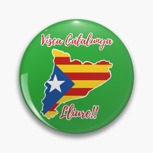 Item preview, Visca Catalunya lliure - Catalonia's map and independence flag designed and sold by ColourfulTimes.
