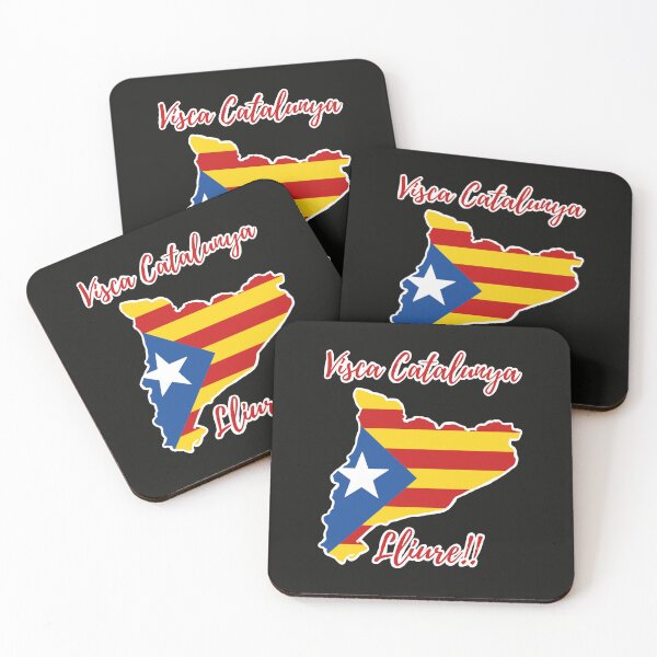 Item preview, Visca Catalunya lliure - Catalonia's map and independence flag designed and sold by ColourfulTimes.