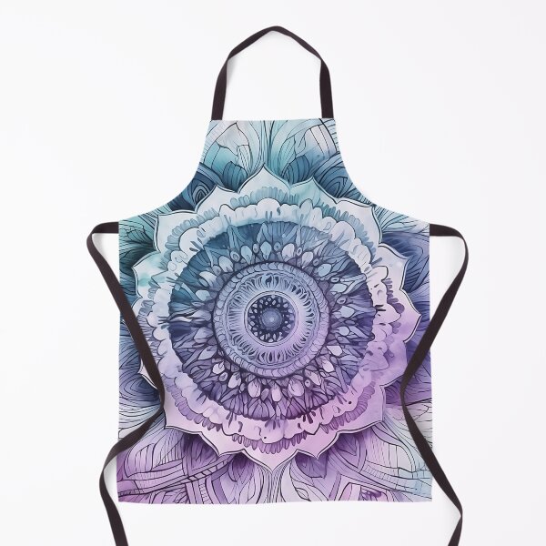Item preview, Serene Watercolor Floral Mandala designed and sold by VeronicArt85.