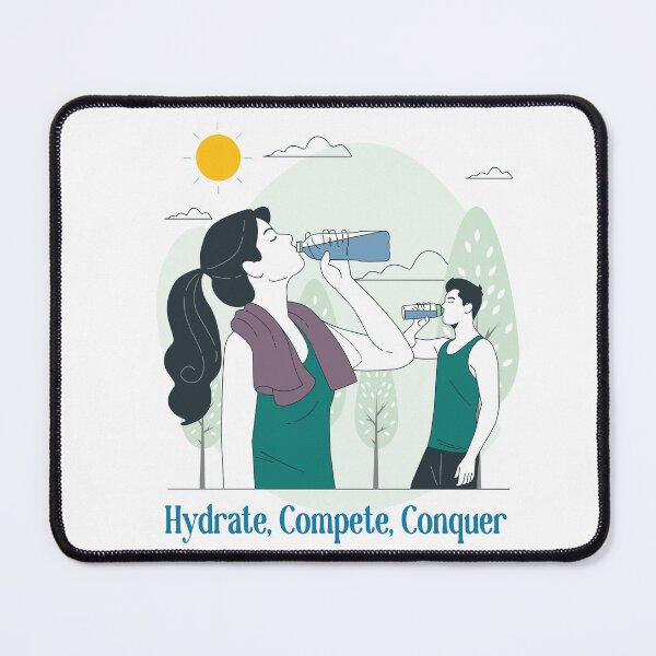 Item preview, Hydrate, Compete, Conquer designed and sold by khalifadahmane.
