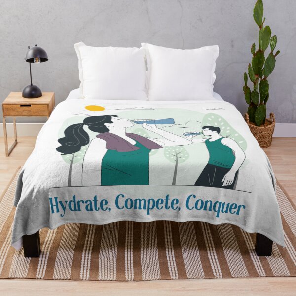 Item preview, Hydrate, Compete, Conquer designed and sold by khalifadahmane.