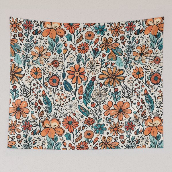 Item preview, Flower pattern designed and sold by patternshoprad.
