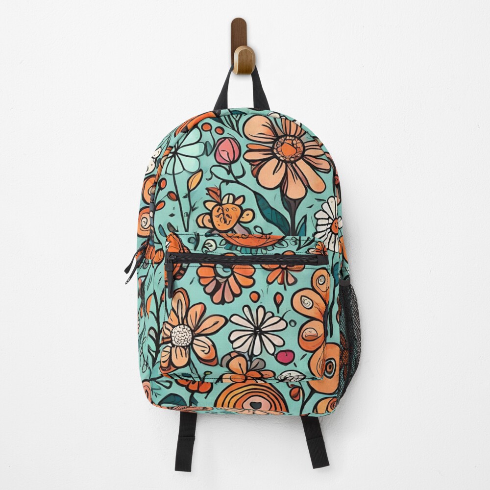 Item preview, Backpack designed and sold by patternshoprad.