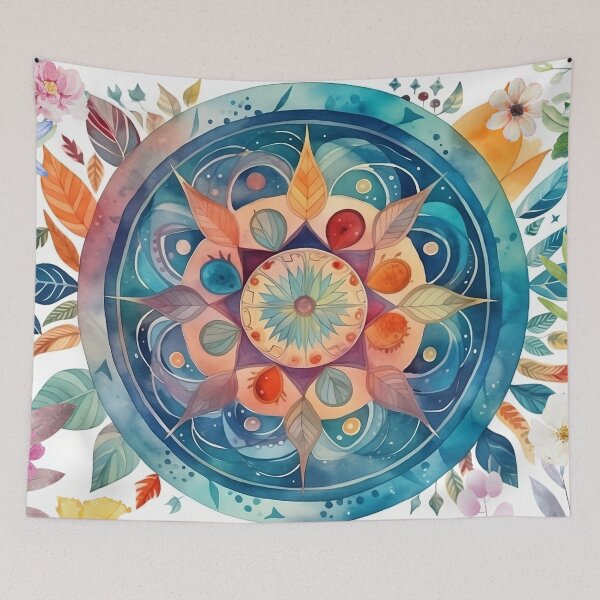 Item preview, Autumn Mandala watercolors designed and sold by VeronicArt85.