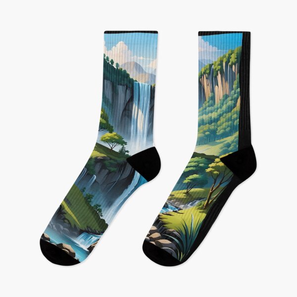 Item preview, Great waterfalls in heart of nature  designed and sold by CraftyUniverse.